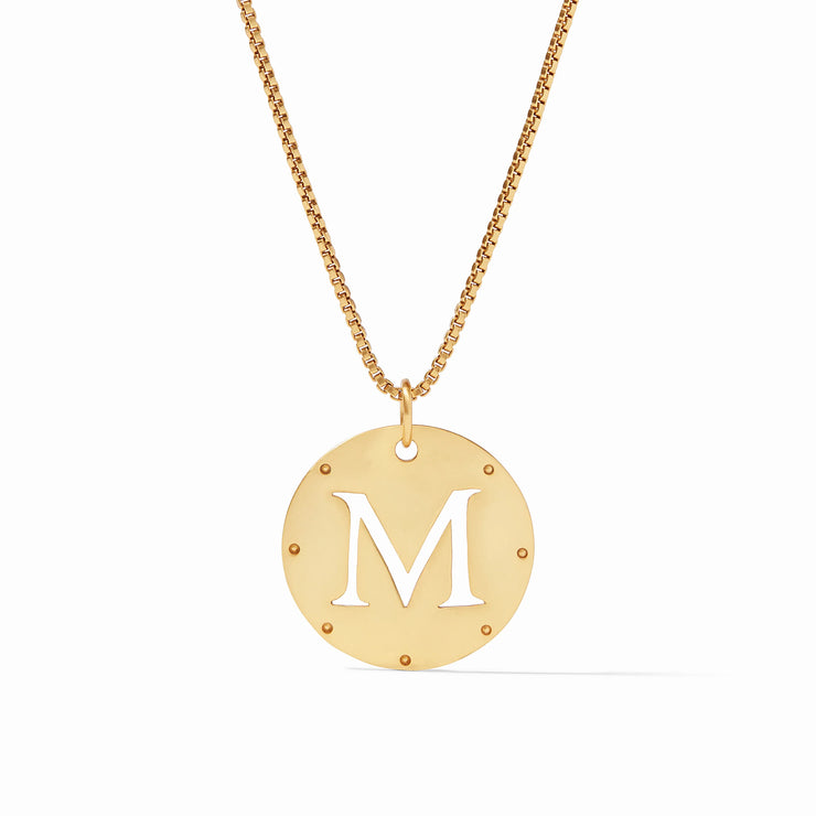Julie Vos Monogram Pendant SKU P164G-M
