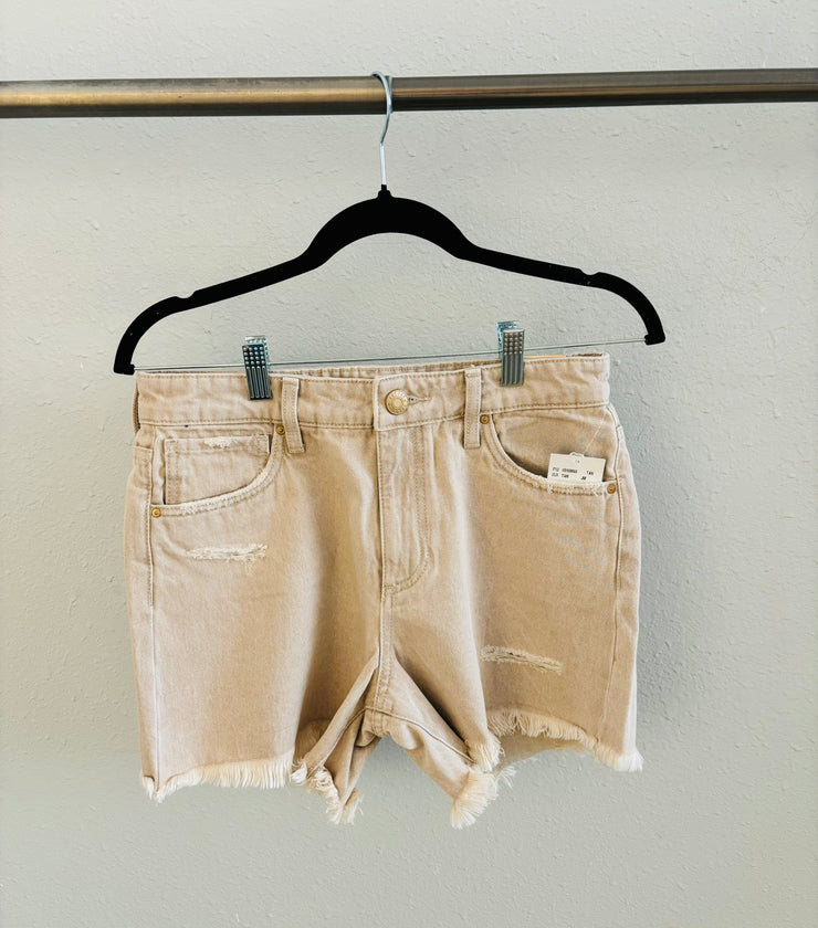 KUT Jane Denim Short Tan