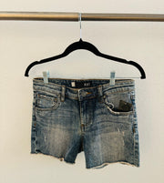 KUT Reflective Wash Gidget Denim Shorts