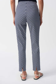 JR Jacquard Geometric Print Slim Pant 251099