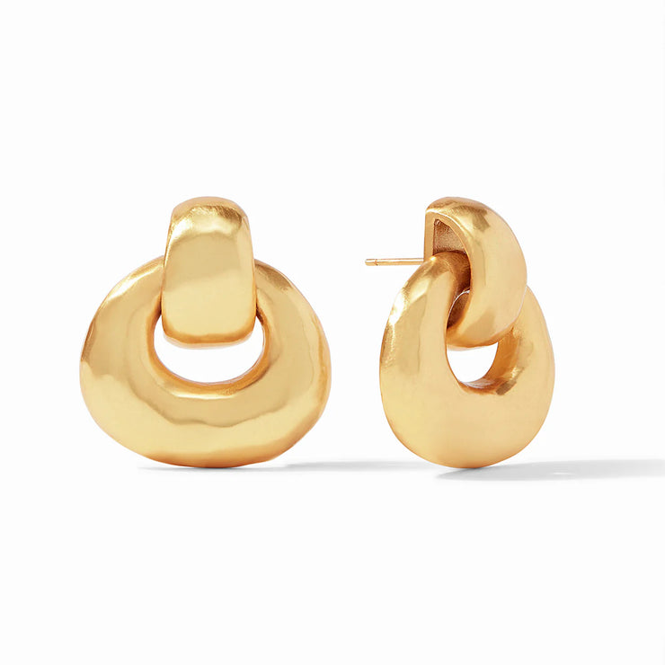 JULIE VOS AVALON DOORKNOCKER EARRING