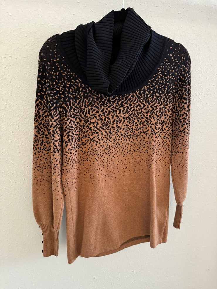 Marble 6725 Black / Tan Speckled Sweater