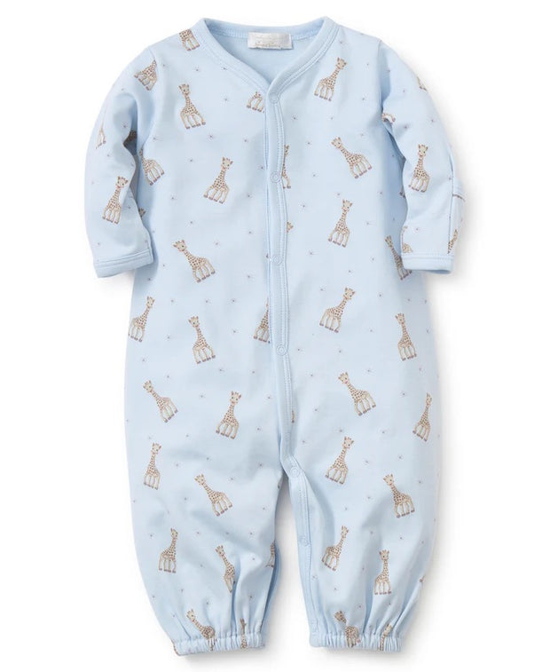 Kissy Kissy Sophie La Giraffe Conversion Lt Blue Gown (NB &small)