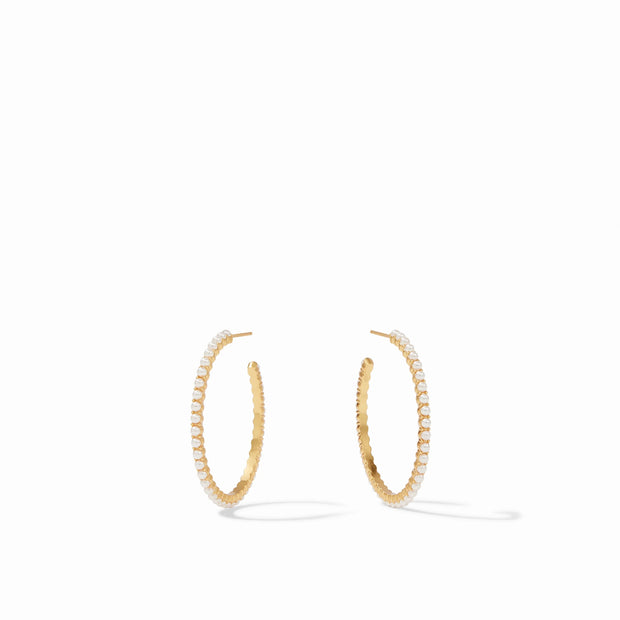 Julie Vos Juliet hoop-Pearl MEDIUM