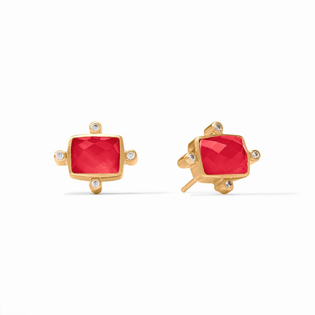 Julie Vos Clara Stud  (strawberry)SKU ER542GIST00