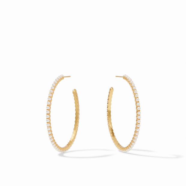 Julie Vos Juliet Hoop PEARL Large