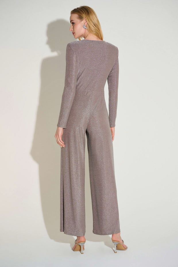Joseph Ribkoff Signature | Novelty Knit Wide Leg Jumpsuit 253793