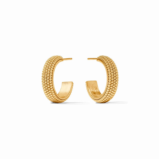 Julie Vos Sheila Beaded Station Hoop Medium