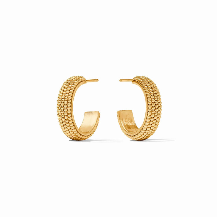 Julie Vos Sheila Beaded Station Hoop Medium